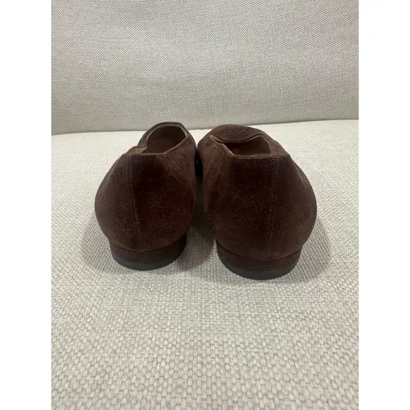 Chanel Brown Suede Flats - Picture 5 of 8